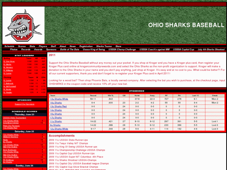 www.ohiosharksbaseball.com