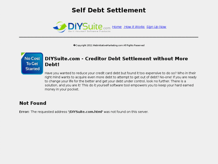 www.self-debtsettlement.com