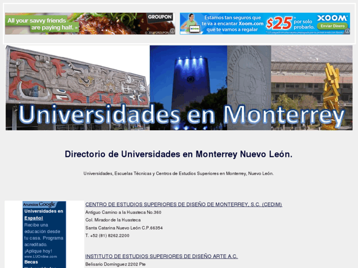 www.universidadesenmonterrey.com