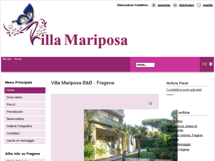 www.villamariposa.it