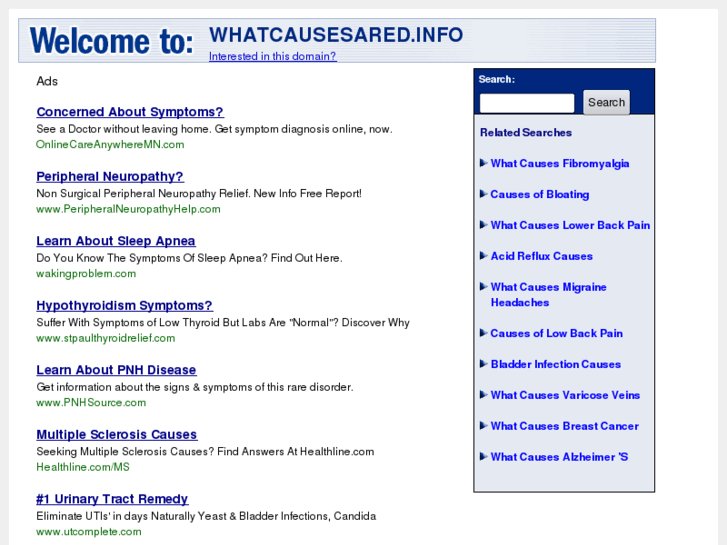 www.whatcausesared.info