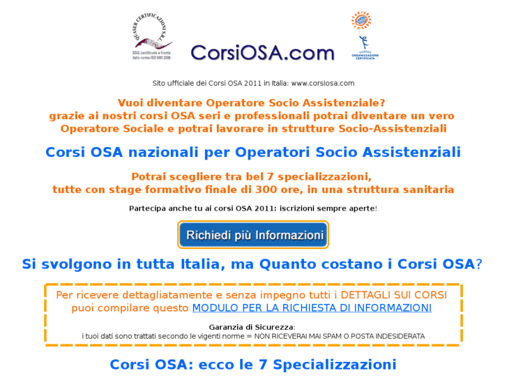 www.corsiosa.com