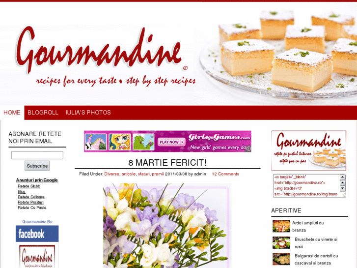 www.gourmandine.ro