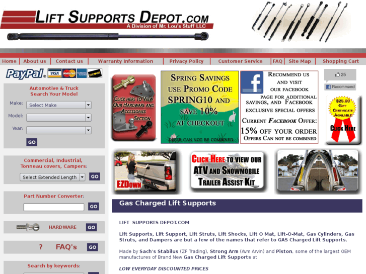 www.liftsupportdepot.com