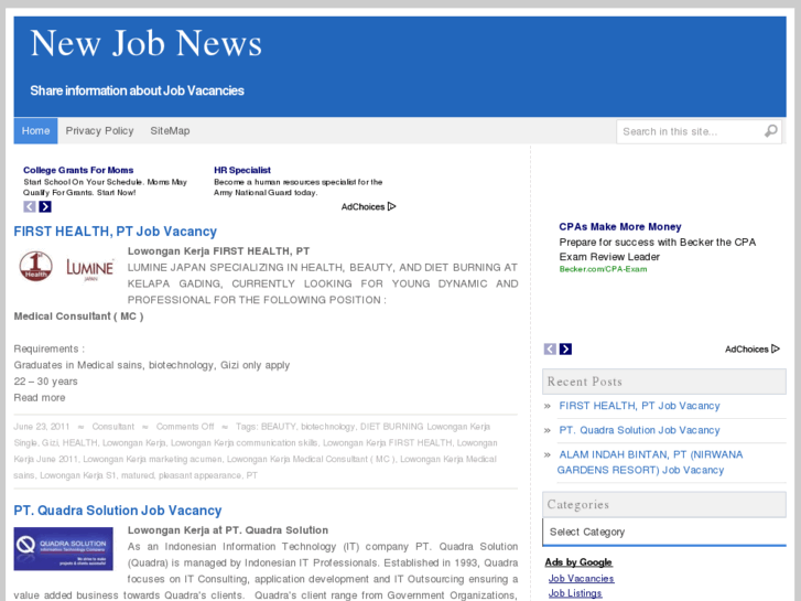 www.newjobnews.info