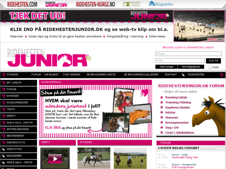 www.ridehestenjunior.com