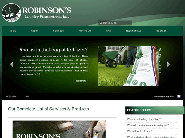 www.robinsonscountrypleasantrees.com