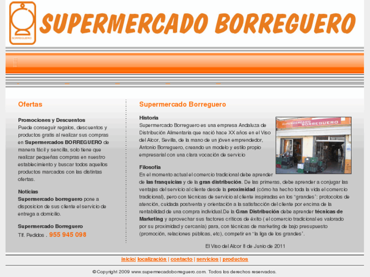 www.supermercadoborreguero.es