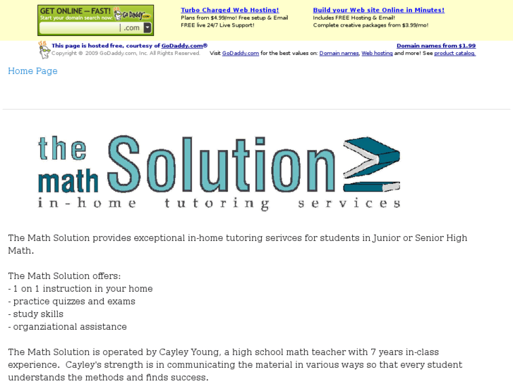 www.themathsolutiontutoring.com