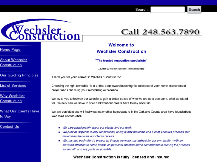 www.wechslerconstruction.com