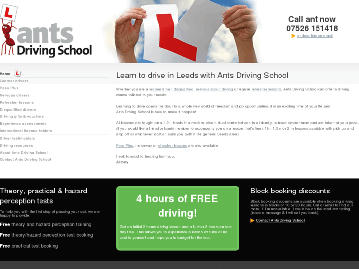 www.antsdrivingschool.com