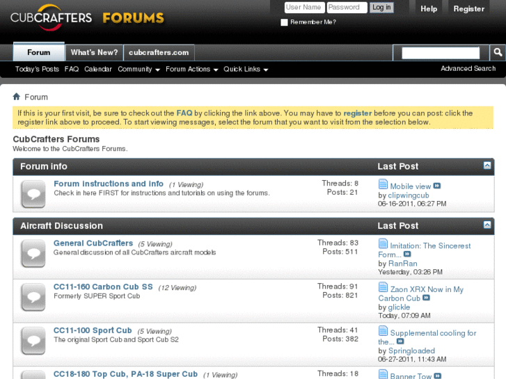 www.cubcraftersforums.com