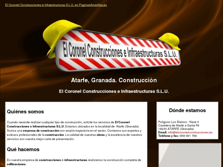 www.elcoronelconstrucciones.es