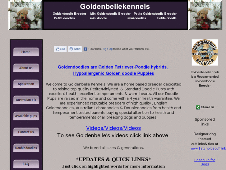 www.goldenbellekennels.com