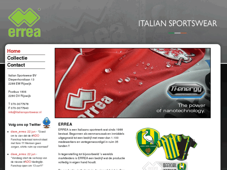 www.italiansportswear.nl