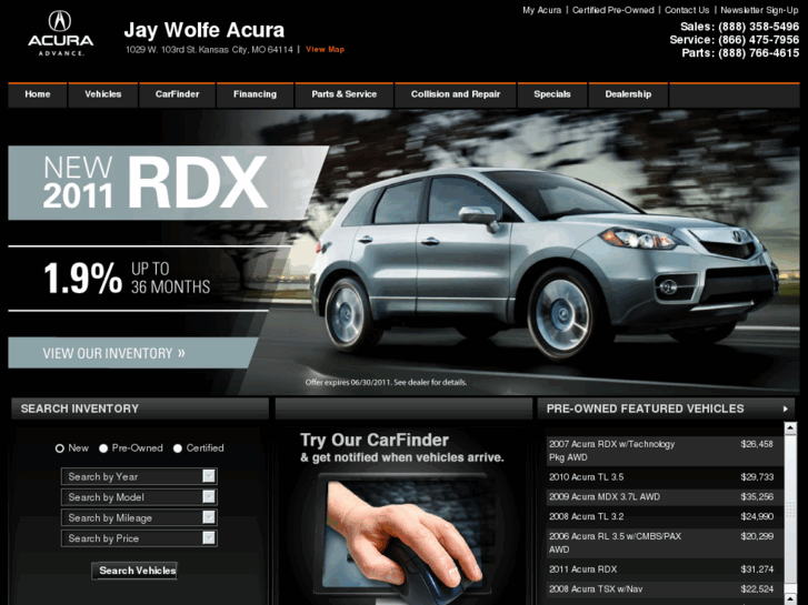 www.jaywolfeacura.com