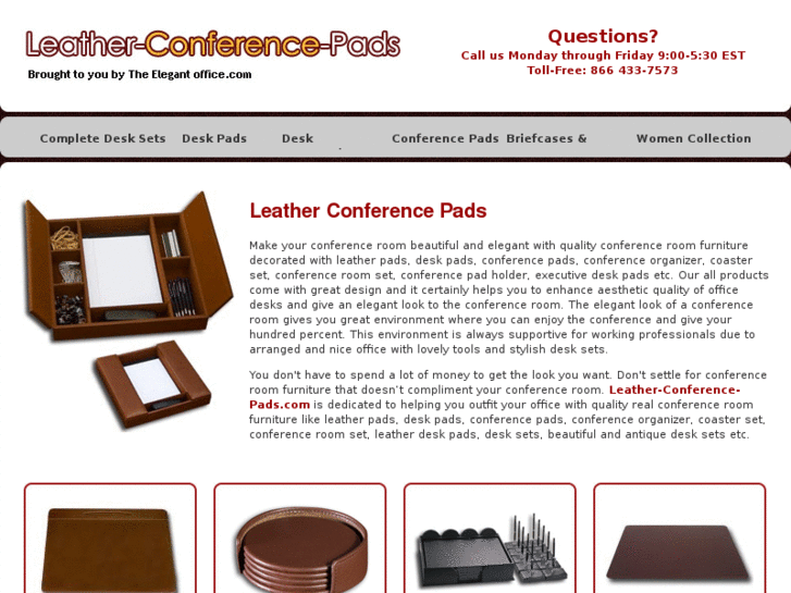 www.leather-conference-pads.com