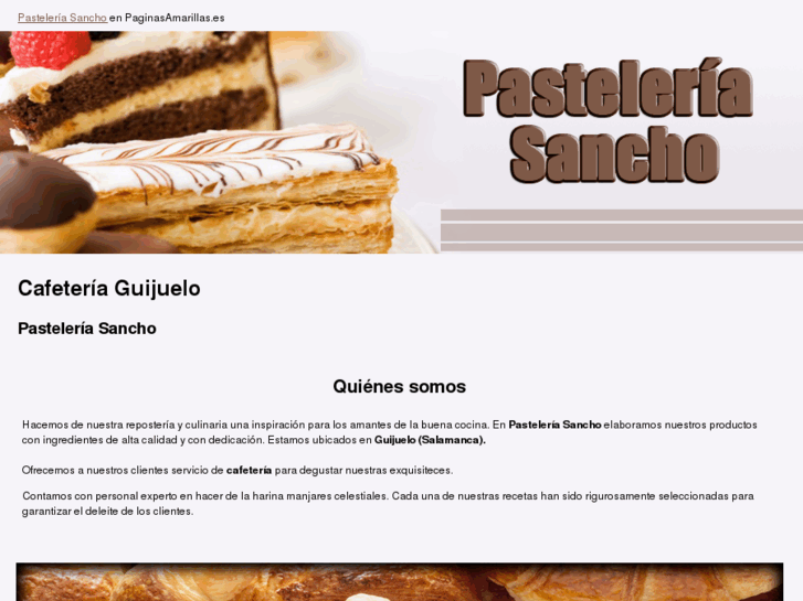 www.pasteleriasancho.es