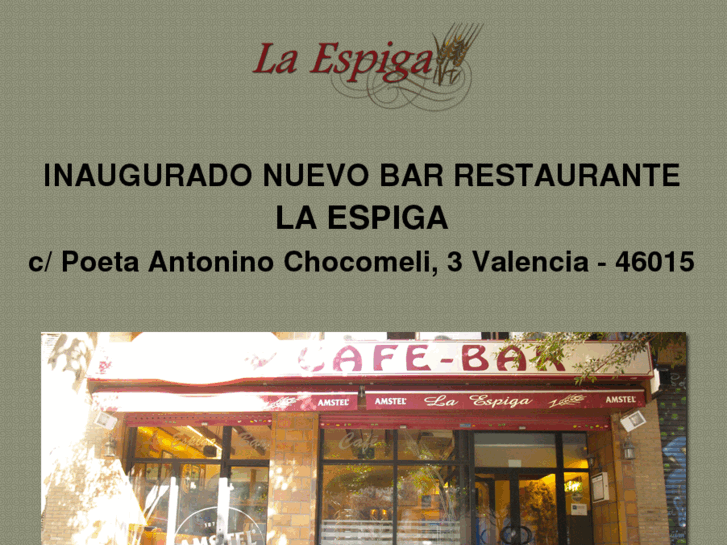 www.restaurantelaespiga.es