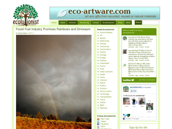 www.theecolutionist.com
