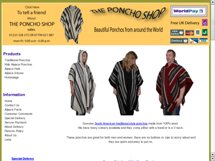 www.theponchoshop.co.uk