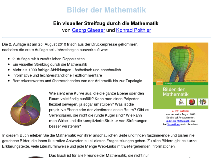 www.bilder-der-mathematik.de