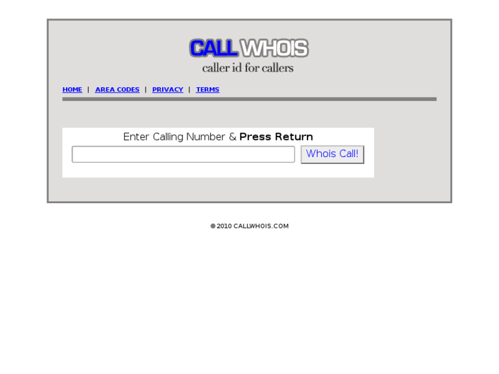 www.callwhois.com