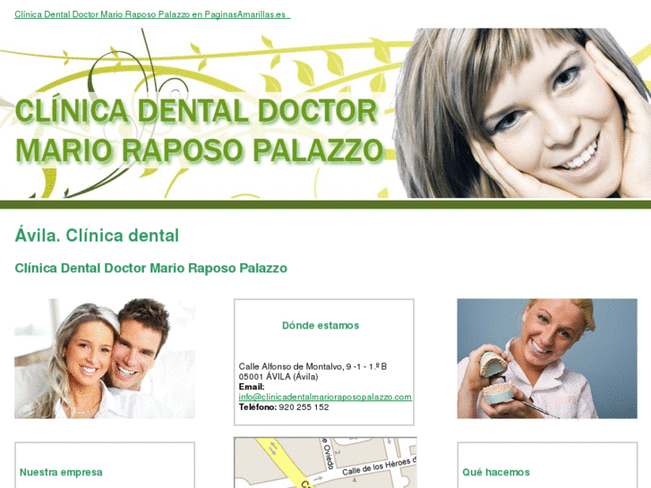 www.clinicadentalmarioraposopalazzo.com