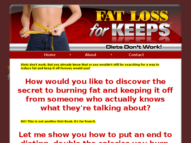 www.fatlossforkeeps.com