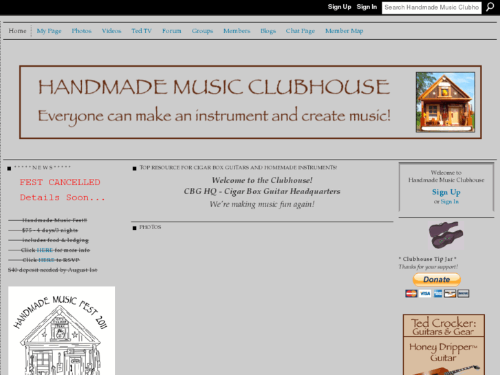 www.handmademusicclubhouse.com