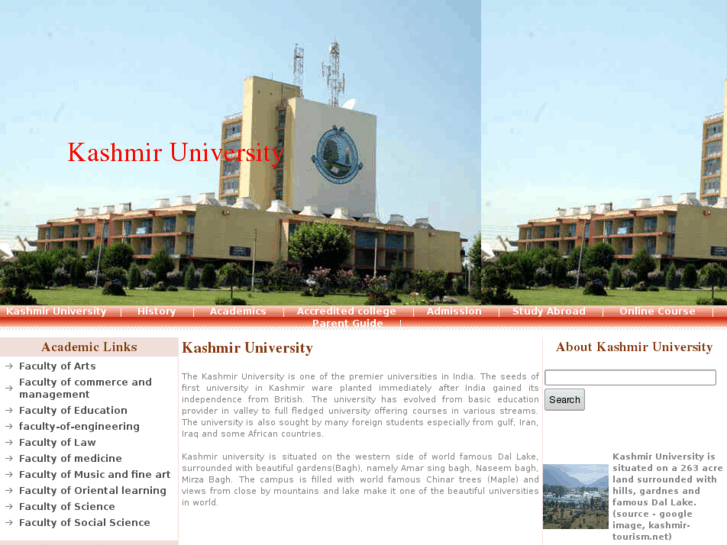 www.kashmiruniversity.info