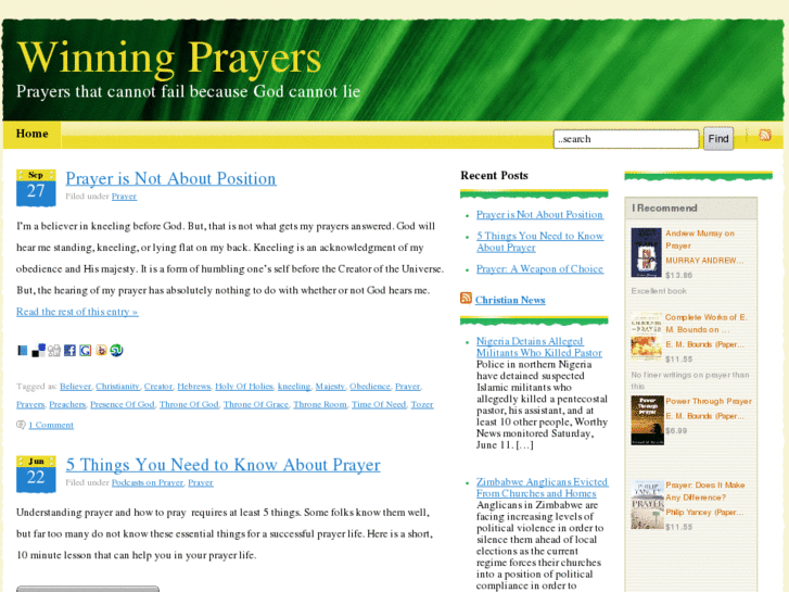 www.winningprayers.com