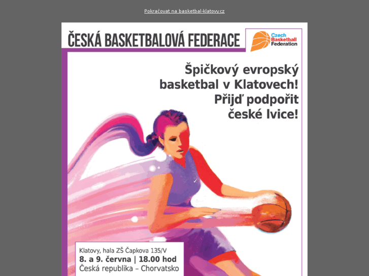 www.basketbal-klatovy.cz