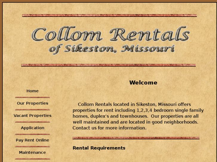 www.collomrentals.com