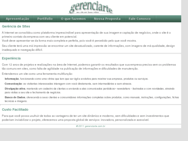 www.gerenciarte.com.br