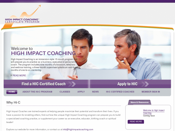 www.highimpactcoachtraining.com