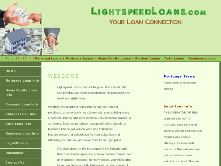 www.lightspeedloans.com