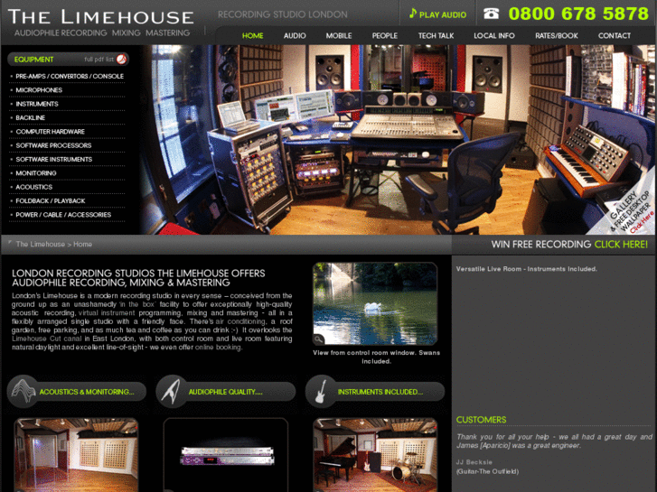 www.recordingstudiolondon.co.uk