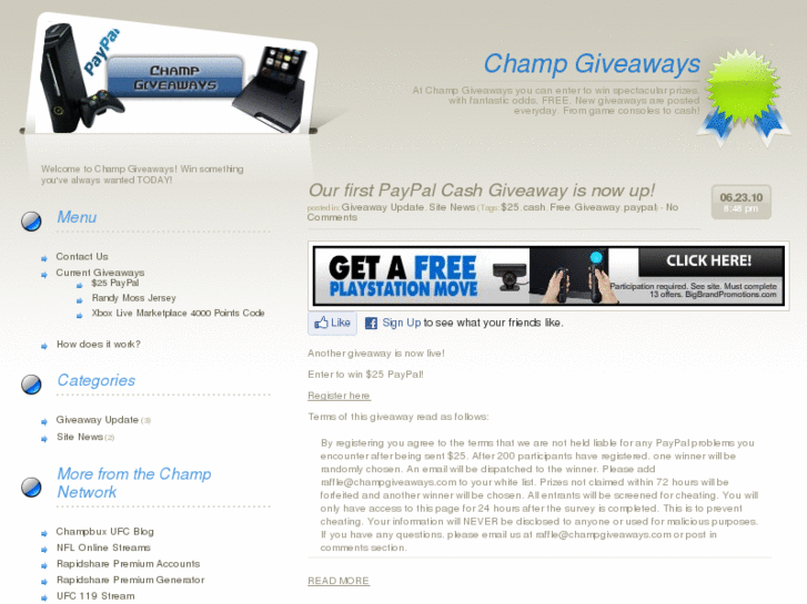 www.champgiveaways.com