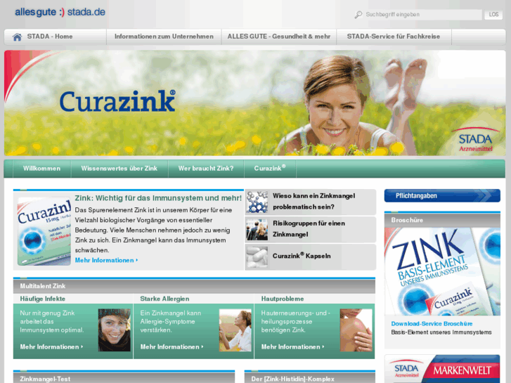 www.curazink.de