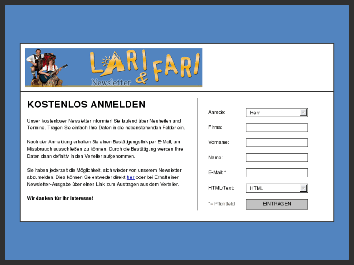 www.larifari-newsletter.de