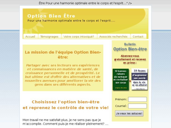 www.optionbienetre.com