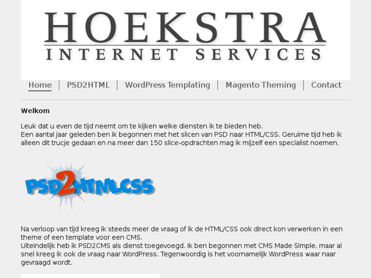 www.psd2htmlcss.nl