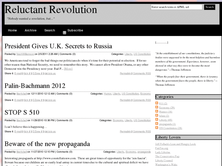 www.reluctantrevolution.com