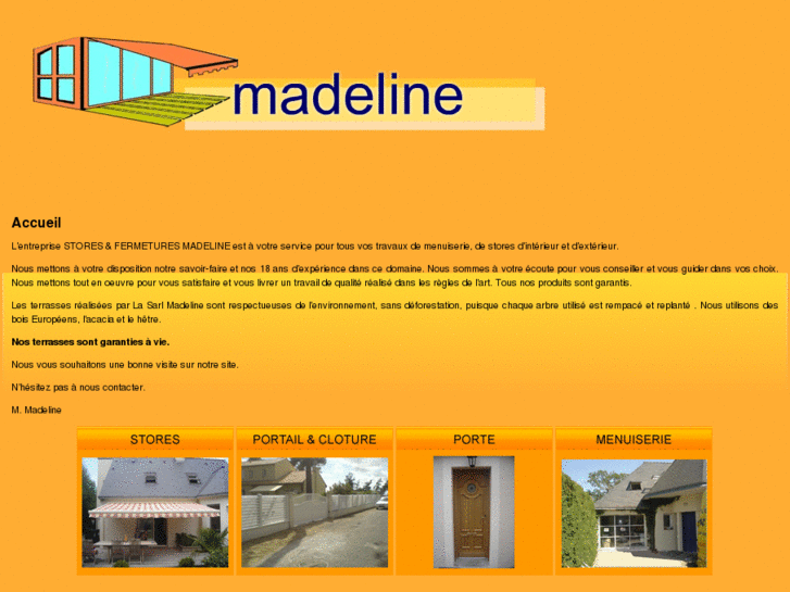 www.stores-fermetures-madeline.com