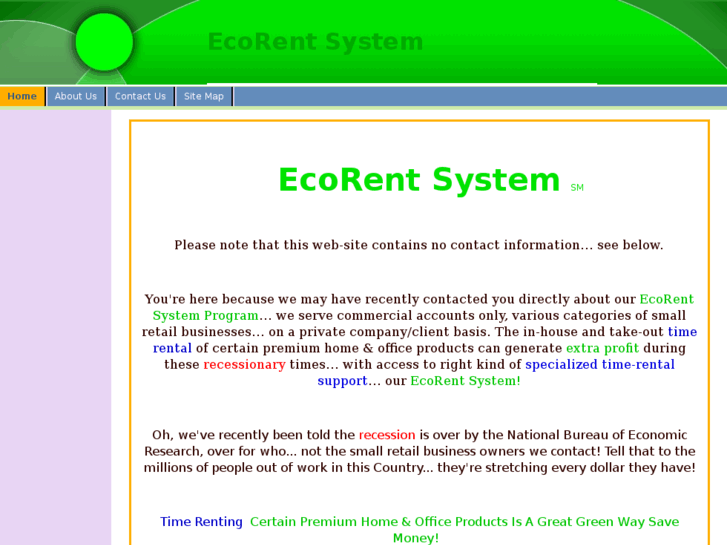 www.ecorentsystem.com