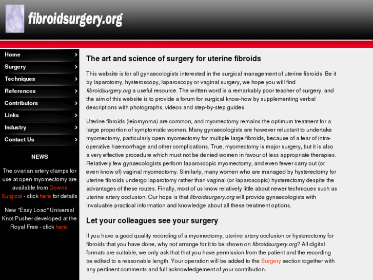 www.fibroidsurgery.org