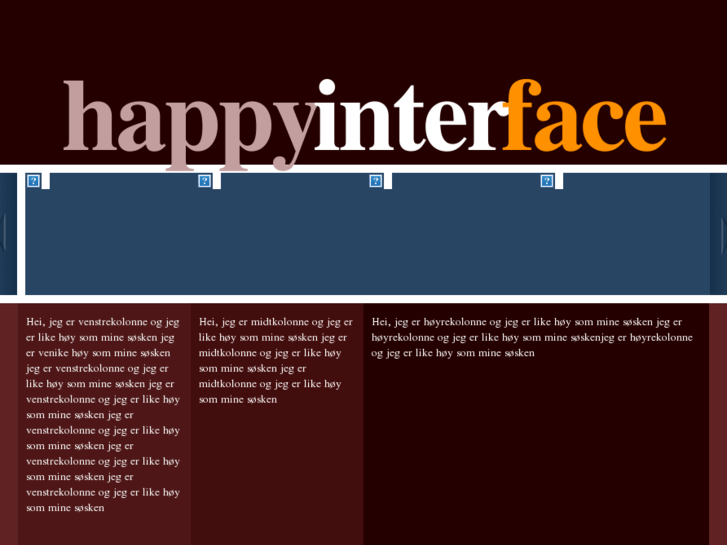 www.happyinterface.no