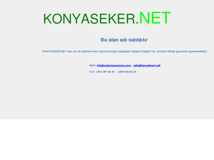 www.konyaseker.net