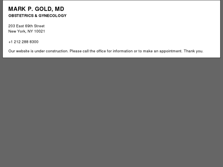 www.markpgoldmd.org